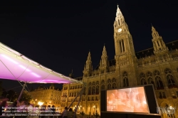 Viennaslide-01116151 Wien, Opernfilmfestival Rathausplatz - Vienna, Music Film Festival in Front of the Town Hall