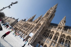 Viennaslide-01116309 Wien, Rathaus, Eistraum - Vienna, Town Hall, Eistraum, Ice Rink