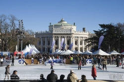 Viennaslide-01116384 Wien, Rathaus, Eistraum - Vienna, Town Hall, Eistraum, Ice Rink