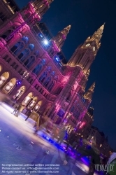 Viennaslide-01116393 Wien, Rathaus, Eistraum - Vienna, Town Hall, Eistraum, Ice Rink