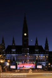 Viennaslide-01116501 Wien, Rathaus, Festwocheneröffnung - Vienna, Town Hall