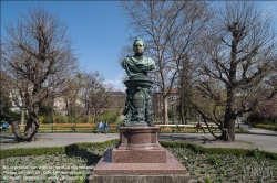 Viennaslide-01119503 Wien, Stadtpark, Denkmal Andreas Zelinka (Wiener Bürgermeister 1861-1858) - Vienna, Stadtpark Monument Andreas Zelinka (Vienna Major 1861-1858)