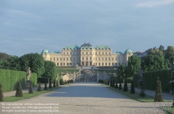 Viennaslide-01131117 Wien, Schloss Belvedere, Oberes Belvedere - Vienna, Belvedere Palace