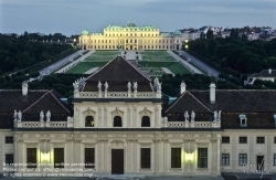 Viennaslide-01131143 Wien, Schloss Belvedere - Vienna, Belvedere Palace