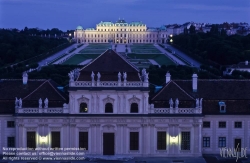 Viennaslide-01131144 Wien, Schloss Belvedere - Vienna, Belvedere Palace