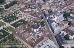 Viennaslide-01131198 Wien, Schloss Belvedere, Luftbild - Vienna, Belvedere Palace, Aerial View