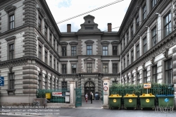 Viennaslide-01154601h Wien, Finanzamt für den 8., 16., 17. Bezirk, Josefstädterstraße 39, Palais Strozzi, Vordertrakt