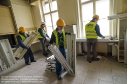 Viennaslide-01204017 Ehemalige Wienstrom-Zentrale, Wertstoffsammlung in einem Altbau durch Firma Baukarussell
