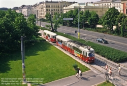 Viennaslide-02013114 Wien, Lothringerstraße, Straßenbahn - Vienna, Tramway