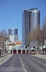 Viennaslide-02023128 Wien, Ringstraße, UNIQA Tower und GALAXY Tower - Vienna, UNIQA Tower and GALAXY Tower