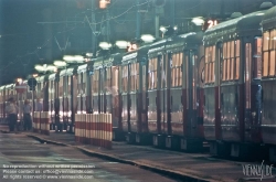 Viennaslide-02219105 Wien, Straßenbahn, Stapel bei einem Match im Stadion - Vienna, Tramways