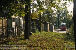 Viennaslide-02295121 Wien, Straßenbahn, Endstation im Prater - Vienna, Tramway