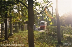 Viennaslide-02295122 Wien, Straßenbahn, Endstation im Prater - Vienna, Tramway