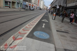 Viennaslide-02449114 Wien, Radweg Ottakringer Straße