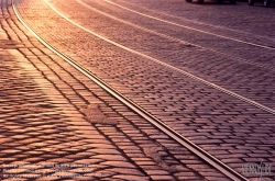 Viennaslide-02459112 Wien, Straßenbahngleise, historische Aufnahme - Vienna, Tramway, Tracks