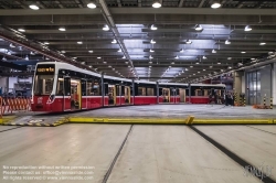 Viennaslide-03540116 Wien, Präsentation der neuen Straßenbahn Bombardier Flexity - Vienna, Bombardier Flexity Tramway Presentation