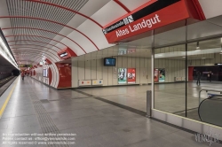Viennaslide-03610401 Wien, U-Bahn-Linie U1, Station Altes Landgut