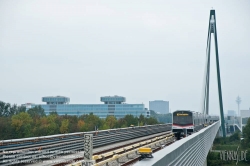 Viennaslide-03620176 Wien, U-Bahn-Linie U2, Donaustadtbrücke