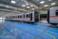 Viennaslide-03639109 Wien, Wiener Linien, U-Bahn-Betriebsbahnhof Erdberg, X-Wagen // Vienna, Wiener Linien, Underground Depot Erdberg, X Type