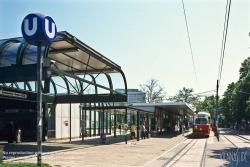 Viennaslide-03640124 Wien, U-Bahn-Linie U2 und U4, Station Schottenring - Vienna, Subway Line U2 and U4, Schottenring Station
