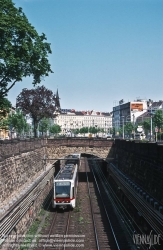 Viennaslide-03660131 Wien, U-Bahn-Linie U6, Gürtellinie, früher Stadtbahn - Vienna, Subway Line U6, former historic Stadtbahn