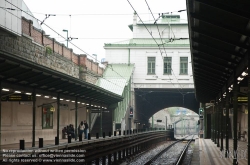 Viennaslide-03661015 Wien, U-Bahn-Linie U6, Gürtellinie, früher Stadtbahn Stadtbahnstation Burggasse-Stadthalle - Vienna, Subway Line U6, former historic Stadtbahn