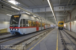 Viennaslide-03662059 Wien, U-Bahn-Linie U6, Abstellhalle Rösslergasse