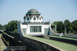 Viennaslide-03677132 Wien, Stadtbahn, Hofpavillon Hietzing, Architekt Otto Wagner 1899 - Vienna, Otto Wagner's Stadtbahn Station Hietzing from 1899