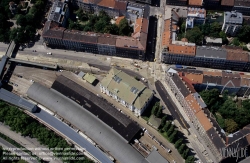 Viennaslide-03690006 Wien, Gürtelstraße und Stadtbahnstation Michelbeuern, Luftbild - Vienna, Aerial View