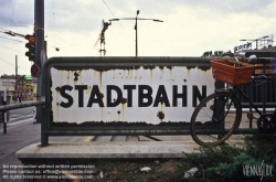 Viennaslide-03690007 Wien, Stadtbahn, Gürtellinie, altes Blechschild