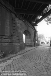 Viennaslide-03690230 Wien, ehemalige Stadtbahnrampe Meidling, Dunklergasse, historisches Foto, 1984