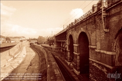 Viennaslide-03690232 Wien, ehemalige Stadtbahnrampe Meidling, Dunklergasse, historisches Foto, 1984