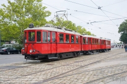 Viennaslide-03700203 Wien, Hauptwerkstätte der Wiener Linien, historischer Stadtbahnzug - Vienna, Main Workshop of Vienna Transport Authorities