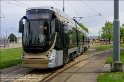 Viennaslide-03700333 Wien, Hauptwerkstätte der Wiener Linien, Alstom Flexity Brüssel // Vienna, Wiener Linien, Main Workshop, Alstom Flexity Brussels