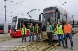 Viennaslide-03700357 Wien, Hauptwerkstätte der Wiener Linien, Alstom Flexity Brüssel // Vienna, Wiener Linien, Main Workshop, Alstom Flexity Brussels