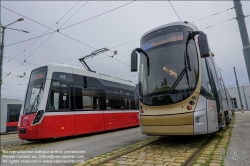 Viennaslide-03700369 Wien, Hauptwerkstätte der Wiener Linien, Alstom Flexity Brüssel // Vienna, Wiener Linien, Main Workshop, Alstom Flexity Brussels