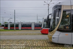 Viennaslide-03700370 Wien, Hauptwerkstätte der Wiener Linien, Alstom Flexity Brüssel // Vienna, Wiener Linien, Main Workshop, Alstom Flexity Brussels