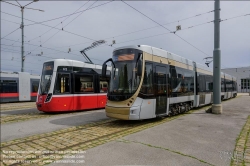 Viennaslide-03700375 Wien, Hauptwerkstätte der Wiener Linien, Alstom Flexity Brüssel // Vienna, Wiener Linien, Main Workshop, Alstom Flexity Brussels