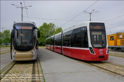 Viennaslide-03700380 Wien, Hauptwerkstätte der Wiener Linien, Alstom Flexity Brüssel // Vienna, Wiener Linien, Main Workshop, Alstom Flexity Brussels