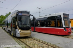 Viennaslide-03700382 Wien, Hauptwerkstätte der Wiener Linien, Alstom Flexity Brüssel // Vienna, Wiener Linien, Main Workshop, Alstom Flexity Brussels