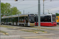 Viennaslide-03700387 Wien, Hauptwerkstätte der Wiener Linien, Alstom Flexity Brüssel // Vienna, Wiener Linien, Main Workshop, Alstom Flexity Brussels