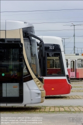 Viennaslide-03700388 Wien, Hauptwerkstätte der Wiener Linien, Alstom Flexity Brüssel // Vienna, Wiener Linien, Main Workshop, Alstom Flexity Brussels