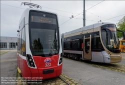 Viennaslide-03700395 Wien, Hauptwerkstätte der Wiener Linien, Alstom Flexity Brüssel // Vienna, Wiener Linien, Main Workshop, Alstom Flexity Brussels