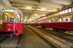 Viennaslide-03711203 Wien, Straßenbahnremise Kagran // Vienna, Tramway (Streetcar) Depot Kagran 