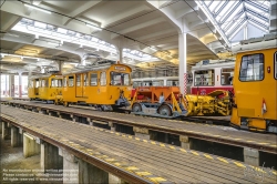 Viennaslide-03712209 Wien, Straßenbahnremise Floridsdorf der Wiener Linien // Vienna, Tramway (Streetcar) Depot Floridsdorf 