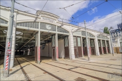 Viennaslide-03713203 Wien, Straßenbahnremise Brigittenau // Vienna, Tramway Depot Brigittenau