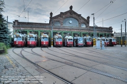 Viennaslide-03715216h Wien, Straßenbahnabstellhalle Gürtel - Vienna, Guertel Tramway Depot