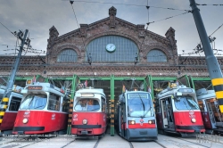 Viennaslide-03715217h Wien, Straßenbahnabstellhalle Gürtel - Vienna, Guertel Tramway Depot