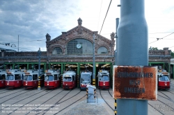 Viennaslide-03715219h Wien, Straßenbahnabstellhalle Gürtel - Vienna, Guertel Tramway Depot