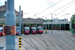 Viennaslide-03715221h Wien, Straßenbahnabstellhalle Gürtel - Vienna, Guertel Tramway Depot